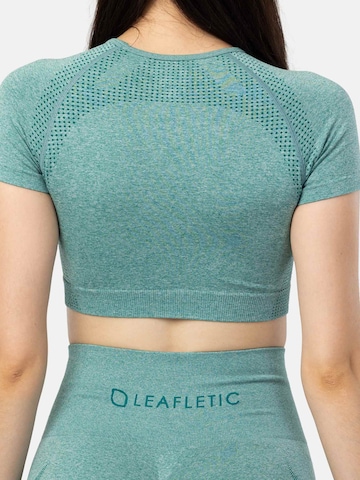 LEAFLETIC Bodywarmer 'Leafletic Women’s Short Sleeve Sports Tops' in Groen