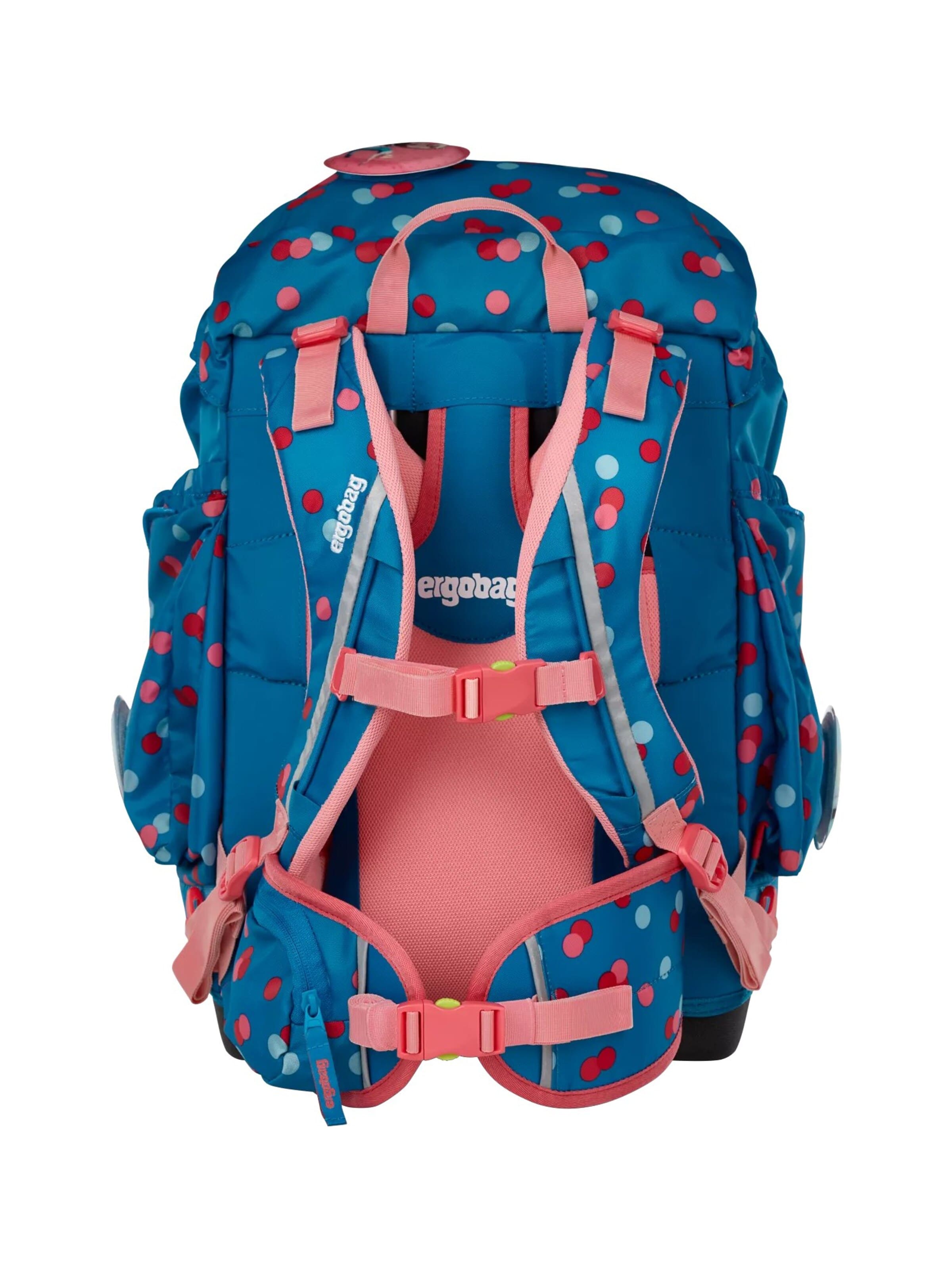 ergobag Backpack 'Schulranzen-Set maxi Set' in Green