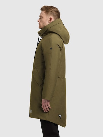 Cappotto invernale 'Anth2' di khujo in verde