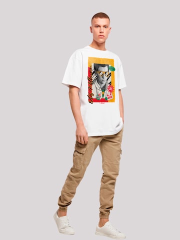 F4NT4STIC Shirt 'Sex Education Otis Hung Over Collage Netflix TV Series' in White
