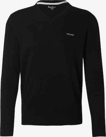 Pepe JeansPulover - crna boja: prednji dio