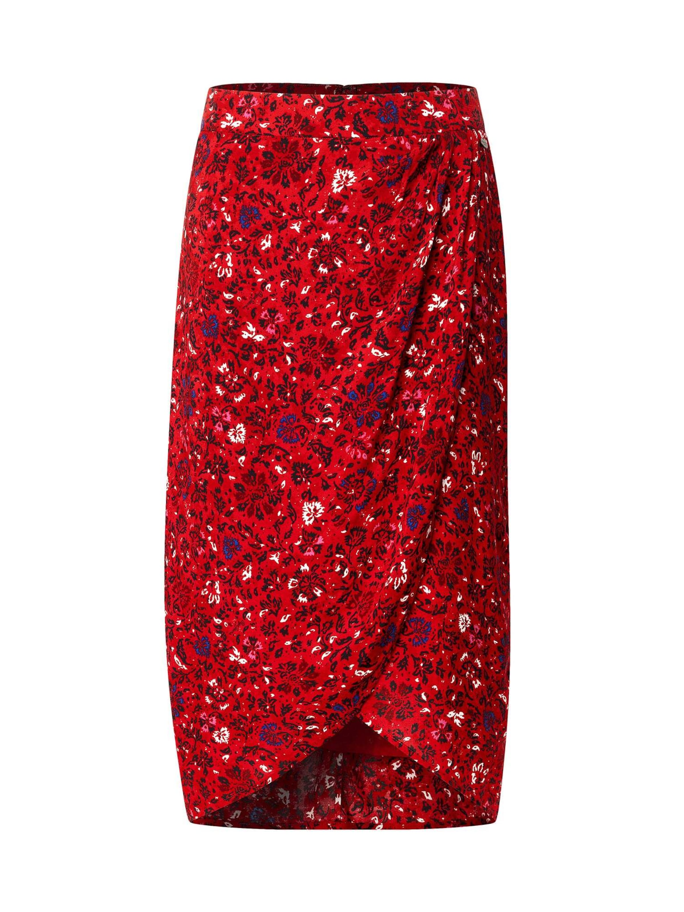 Gonna 'Clau' di Pepe Jeans in rosso: frontale