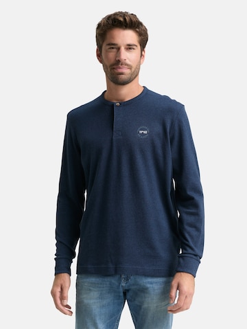TOM TAILOR Shirt in Blauw: voorkant