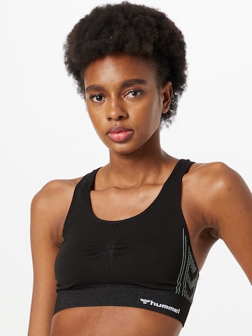 Hummel Bralette Sports bra in Black: front