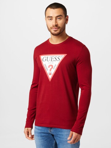 GUESS Shirt in Red: front