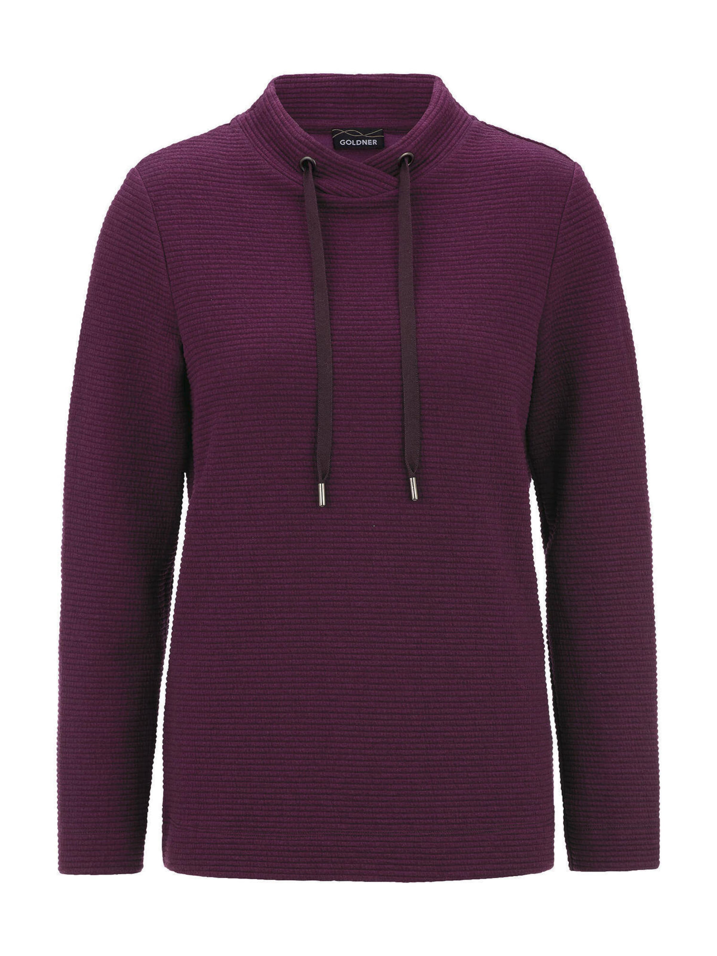 Sweat-shirt Goldner en violet : devant