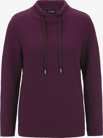 Sweat-shirt Goldner en violet : devant