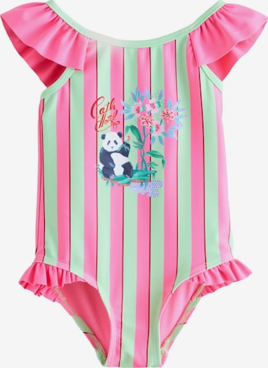 Maudymosi kostiumėlis iš Next, spalva – mėtų spalva / levandų spalva / šviesiai rožinė / balta, Prekių apžvalga