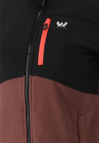 Whistler Athletic Fleece Jacket 'Evo' in Brown