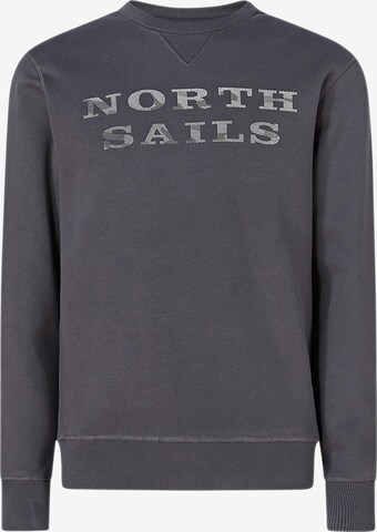 North Sails Sweatshirt in Grijs: voorkant