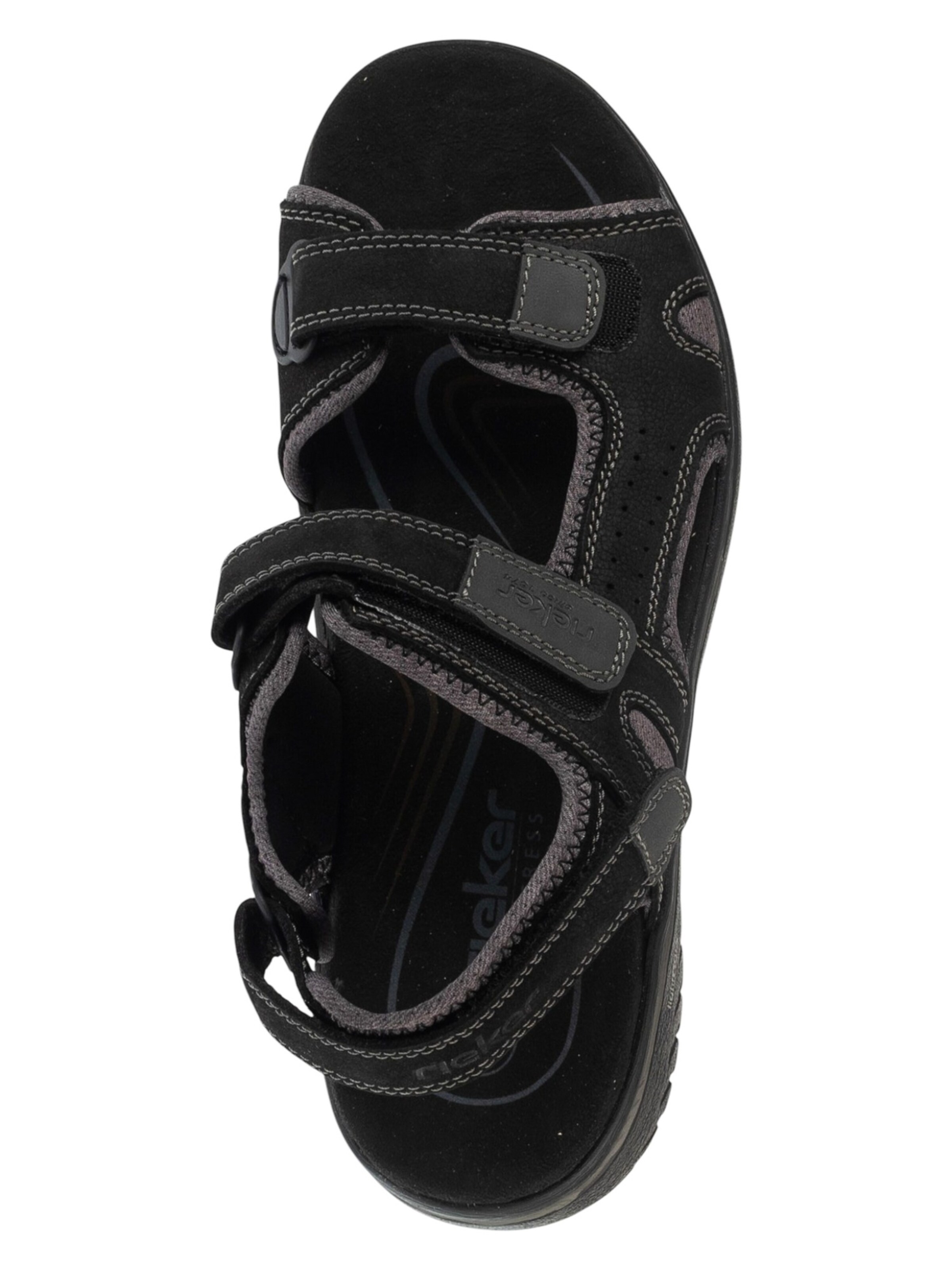 Rieker Hiking Sandals in Black