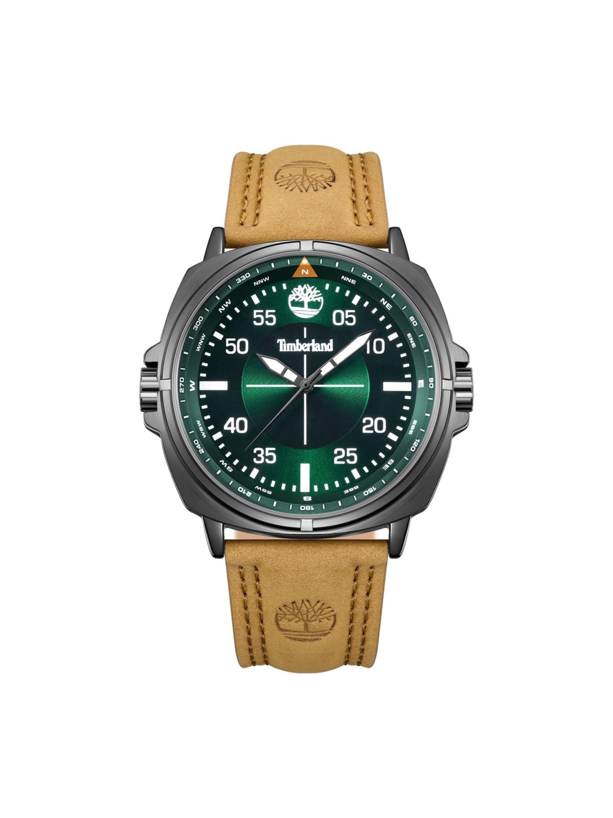 Montre à affichage analogique TIMBERLAND en vert : devant