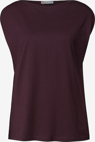 STREET ONE Shirt in Purple: front
