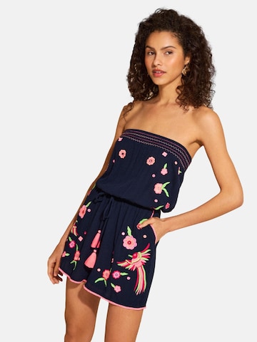 love & roses Overal - Modrá: predná strana