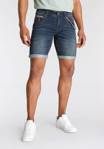 BRUNO BANANI Regular Shorts in Blau: predná strana