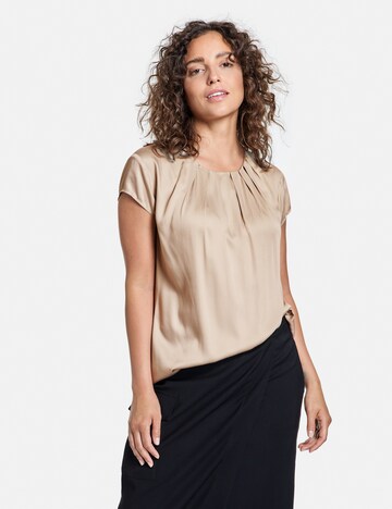 Camicia da donna di TAIFUN in beige: frontale