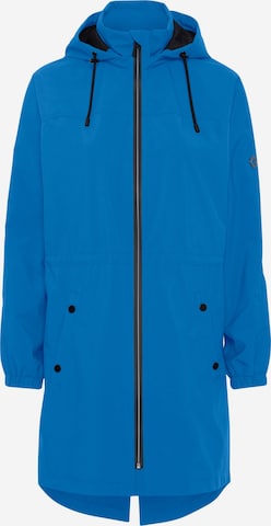 Fransa Between-Seasons Coat 'Pafasa' in Blue: front