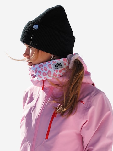 WESORA GmbH Loop scarf 'Printed Neckwarmer Fleece + UV-Schutz' in Pink