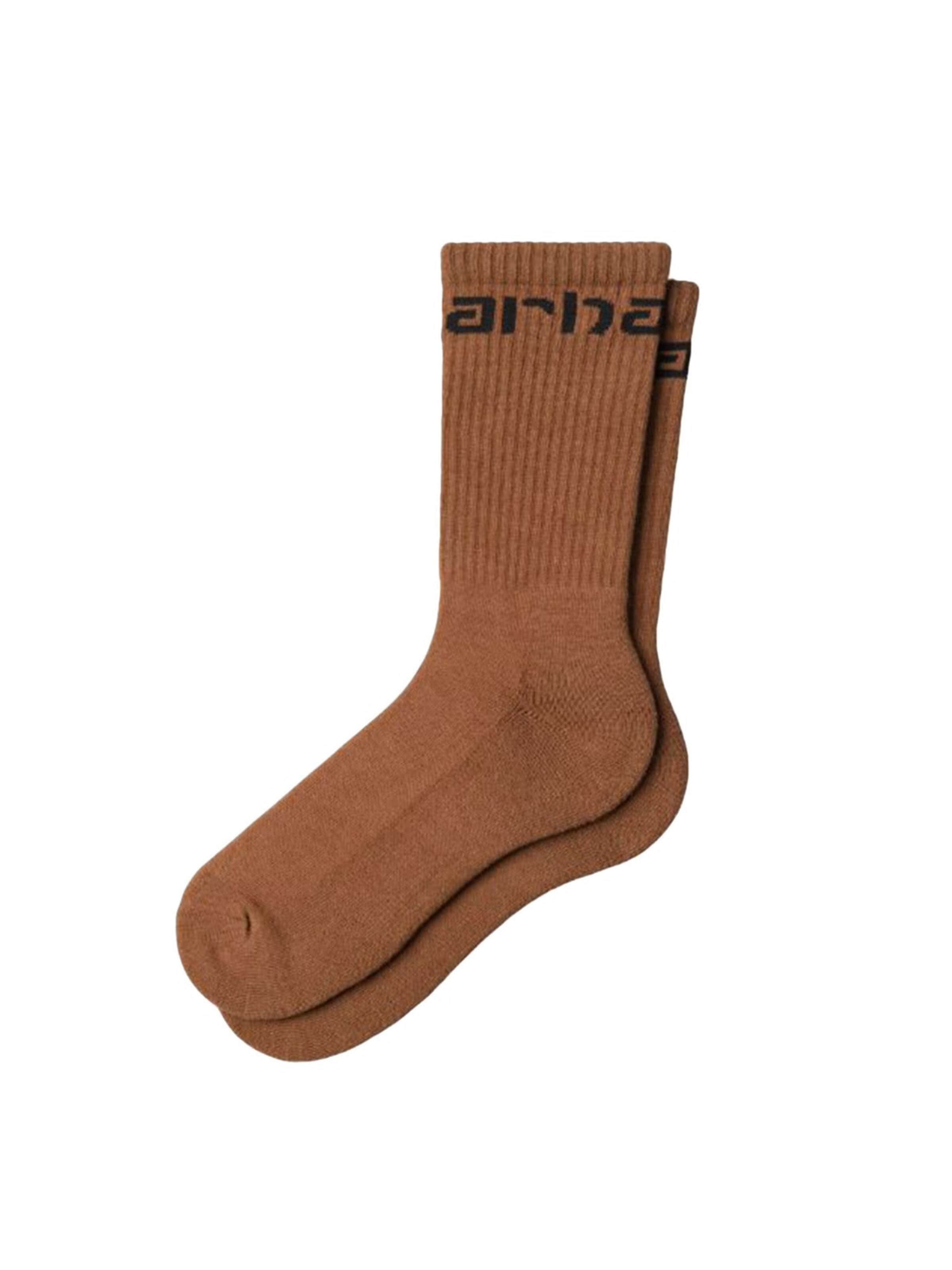 Calzino 'CARHARTT SOCKS WIP H BROWN / BLACK' di Carhartt WIP in marrone: frontale