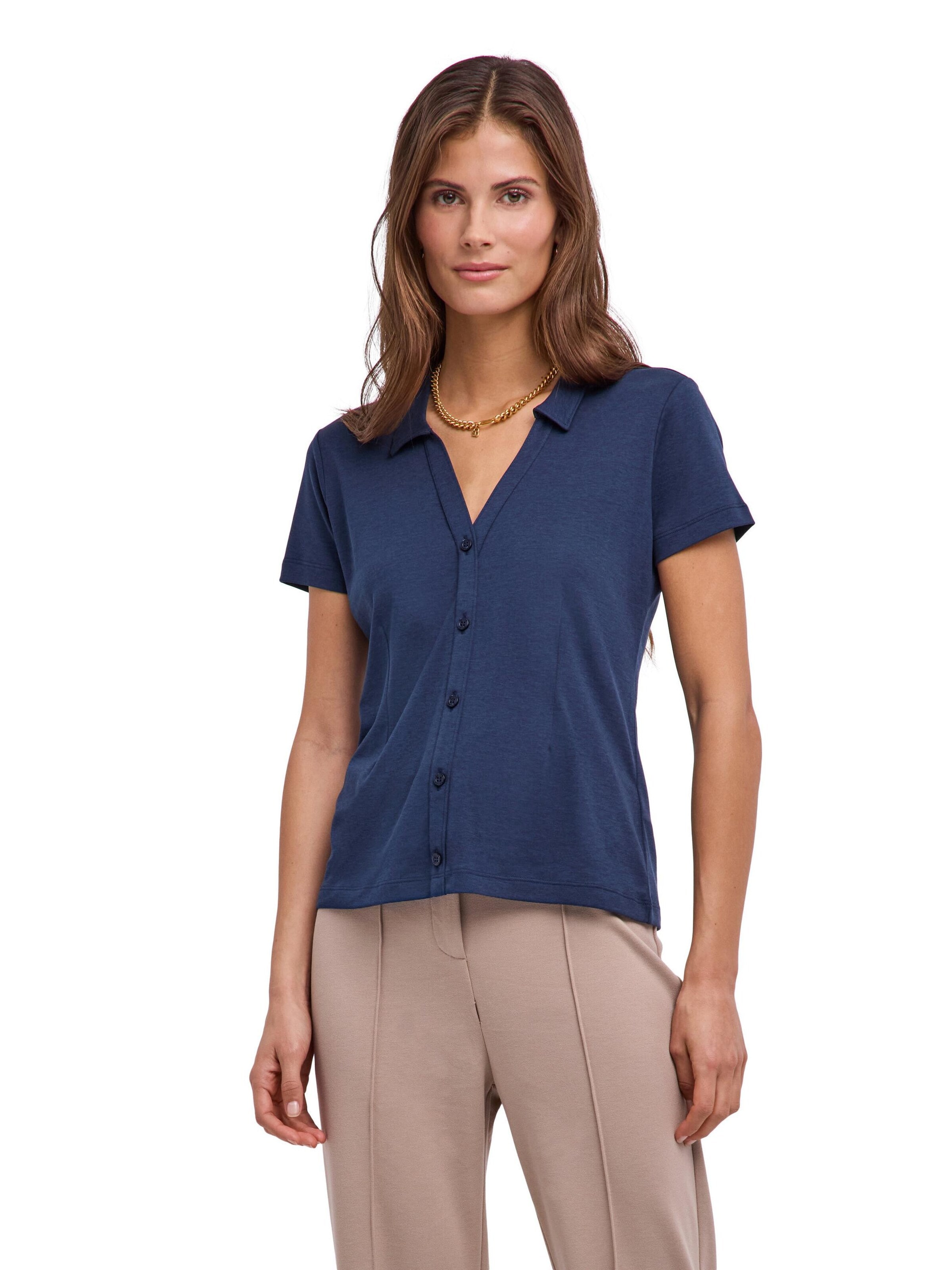 FALKE Shirt 'Lyocell Balance'‌‌‌ in Blau: Vorderseite