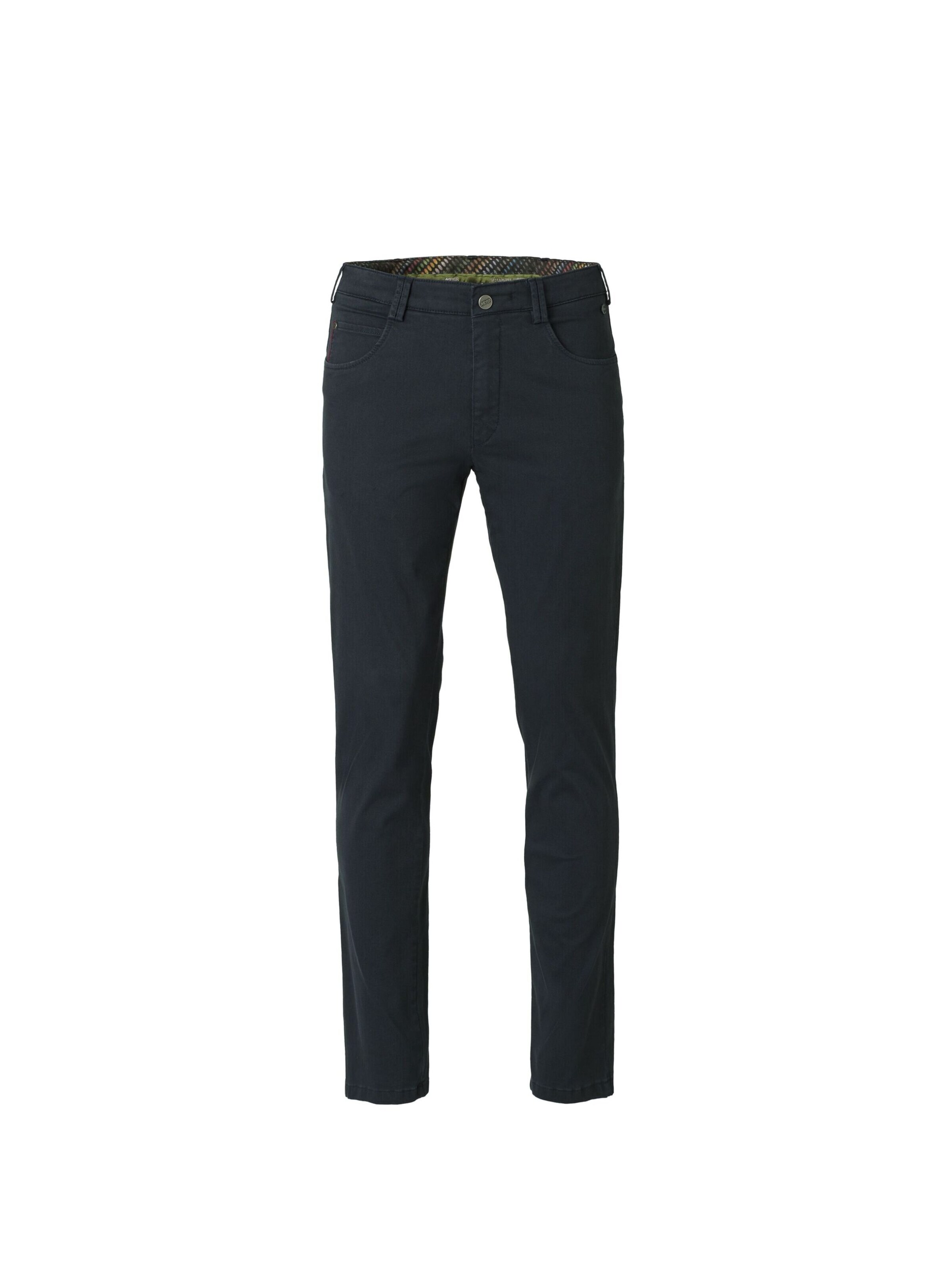 MEYER Slimfit Hose 'Diego' in Blau: Vorderseite