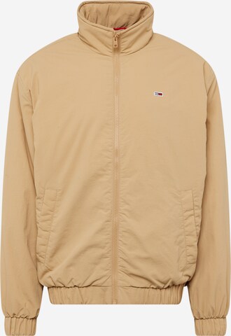 Tommy Jeans Tussenjas in Beige: voorkant