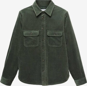 MANGO MAN Button Up Shirt 'baku' in Green: front