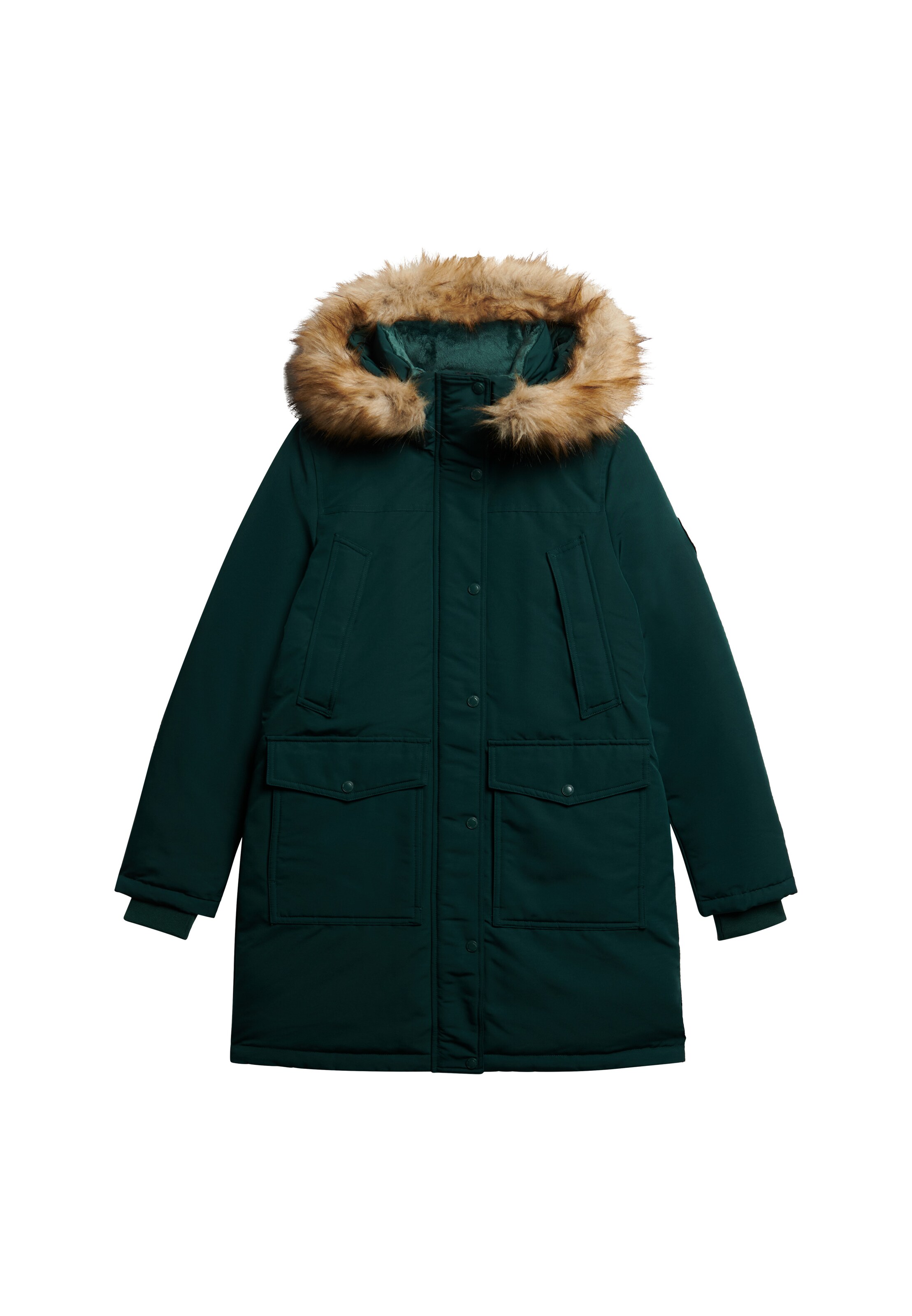 Parka d’hiver 'Everest' Superdry & Co en vert : devant