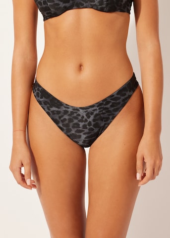 CALZEDONIA Bikini Bottoms in Black: front