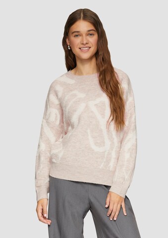 QS Trui in Beige: voorkant