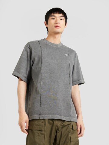 T-Shirt G-Star RAW en gris : devant