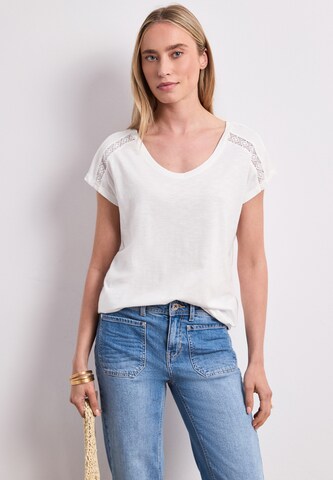 STREET ONE Shirt in White: front