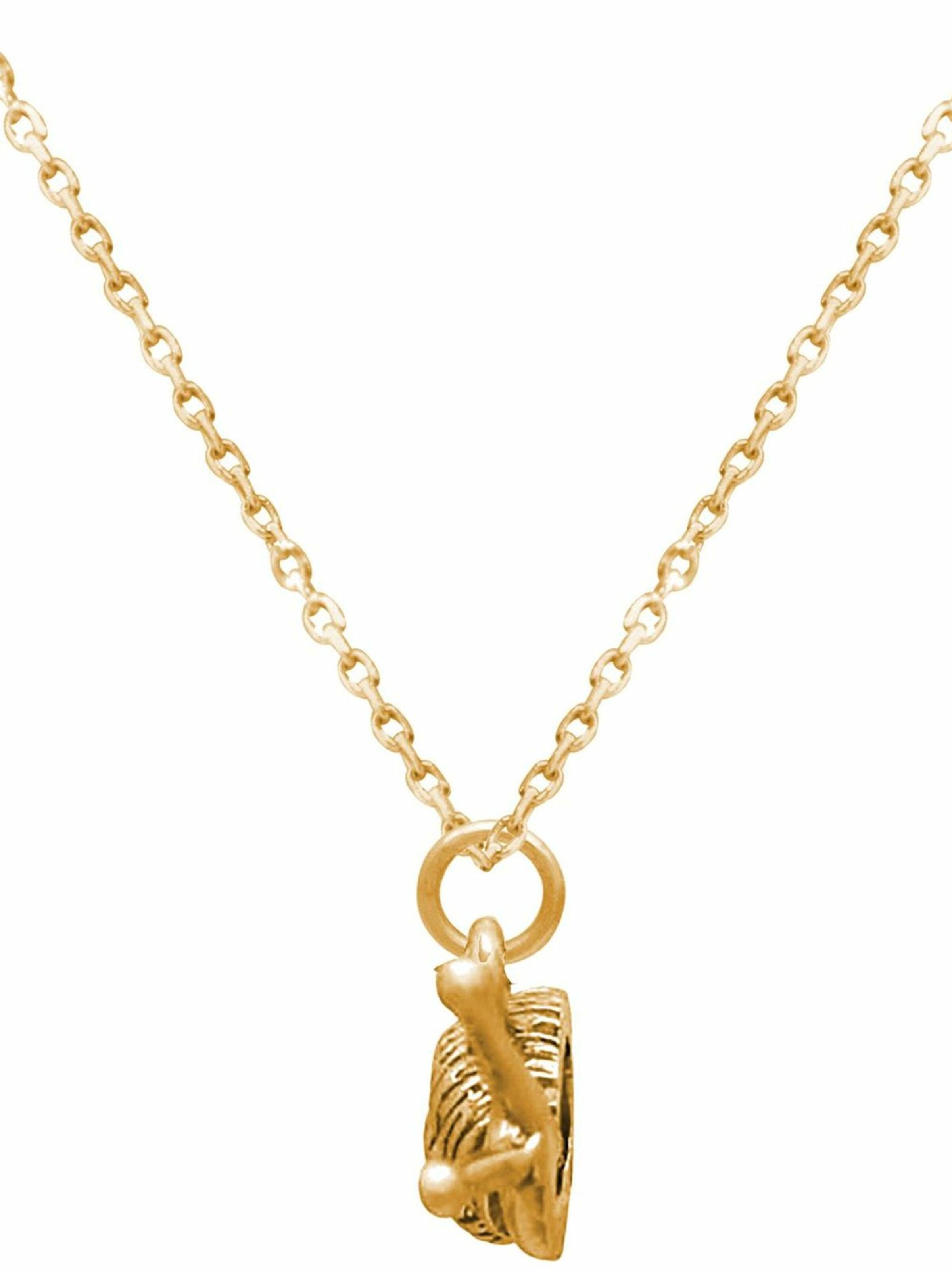 Gemshine Kette 'Schnecke' in Gold