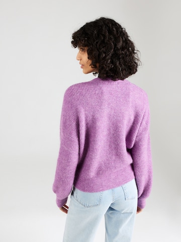BONOBO Knit Cardigan in Purple