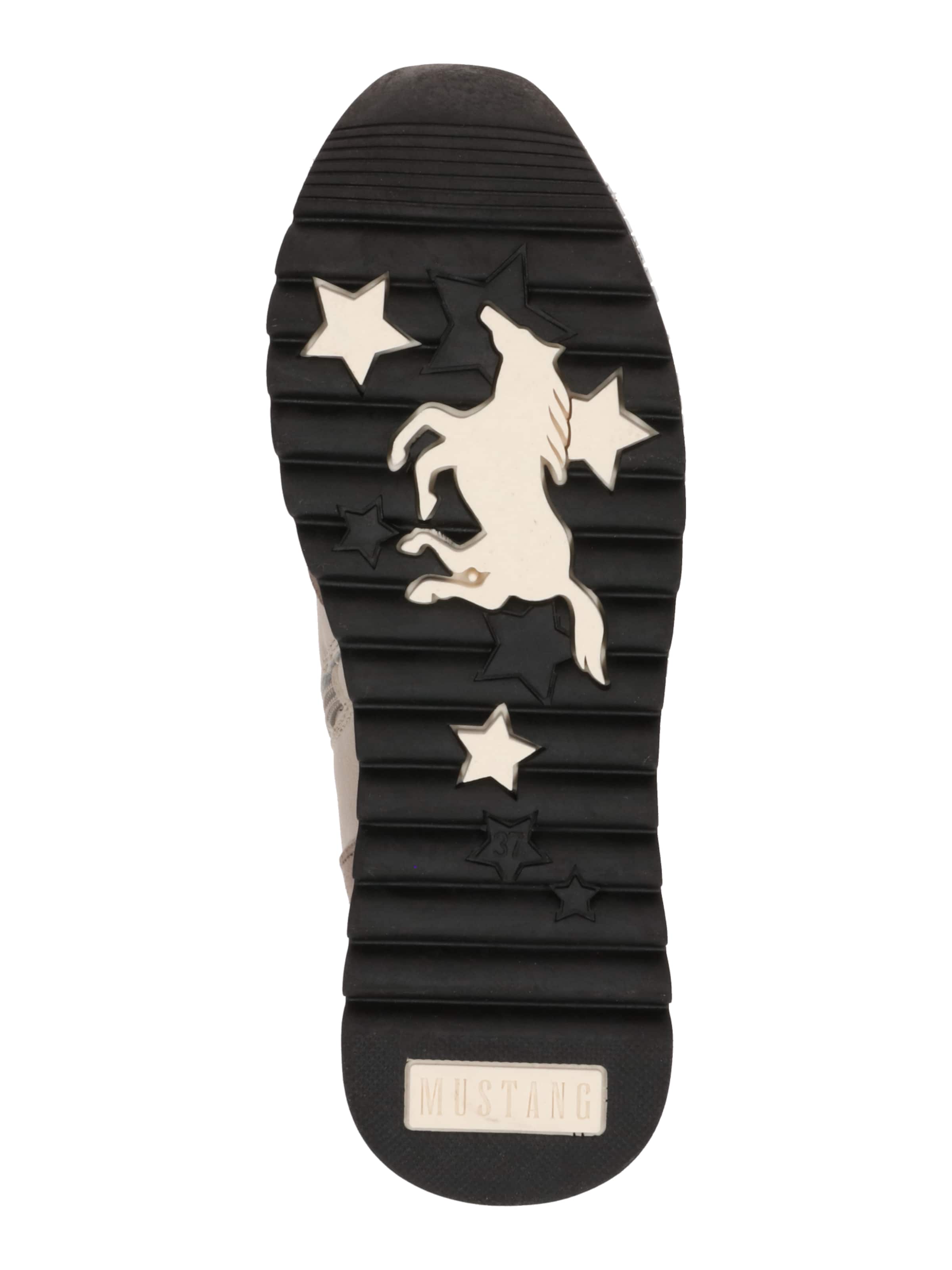 MUSTANG Lace-up bootie in Grey