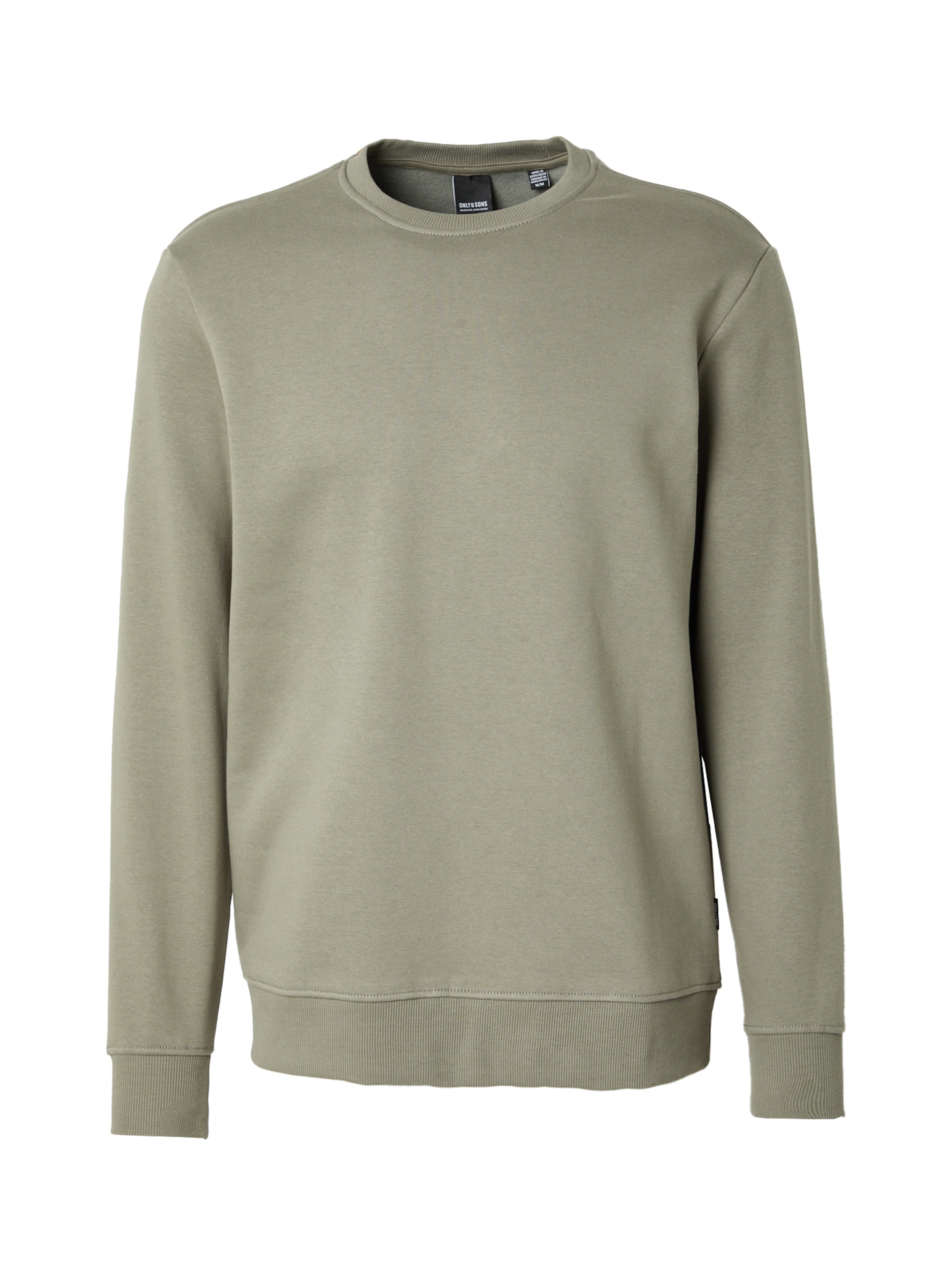 Only & Sons Sweatshirt 'CONNOR' in Green: front