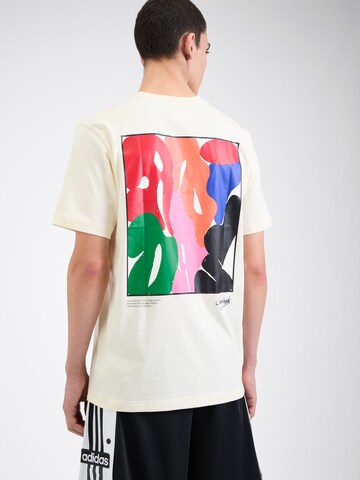 ADIDAS ORIGINALS Koszulka 'FASHION ARTY' w kolorze biały: przód
