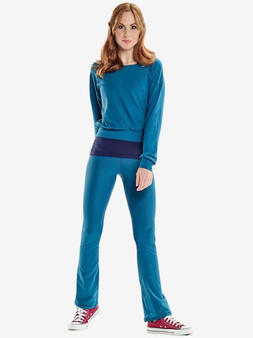 WinshapeBootcut/trapezice Sportske hlače 'BCHWL103C' - plava boja