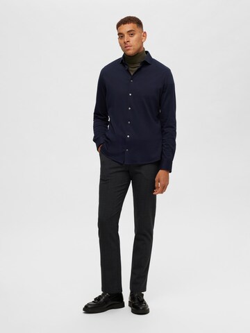 SELECTED Regular Fit Skjorte 'Bond' i blå