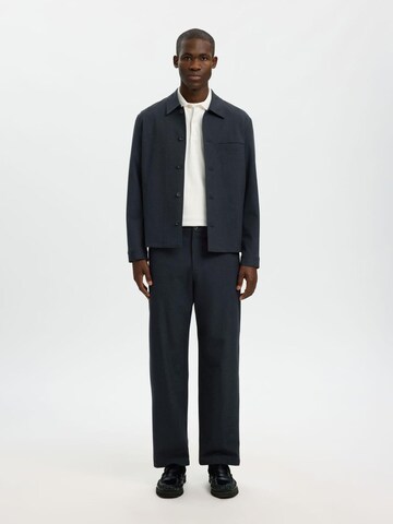 SELECTED Regular Trousers in Blue: front