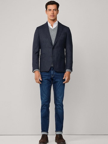 Hackett London Regular fit Business-colbert in Blauw