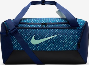 NIKE Sports Bag 'BRSLA S DUFF' in Blue: front