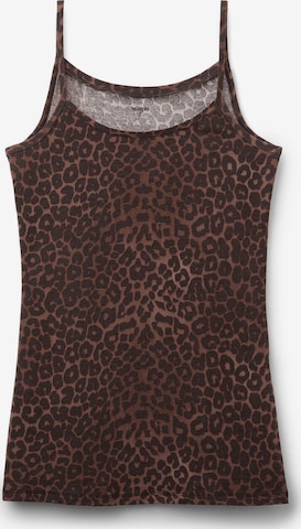 Tezenis Top in Brown: front