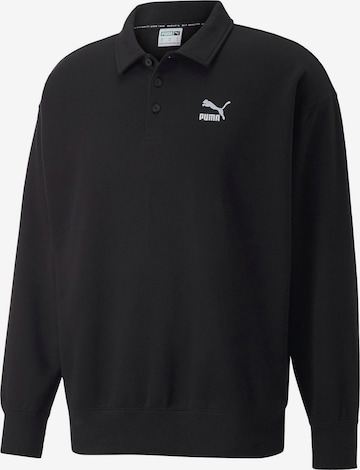 PUMA Sweatshirt in Black: front