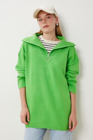 Happiness İstanbul Pullover i grøn: forside
