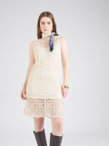 Hailys Knit dress 'Ju44na' in Beige: front