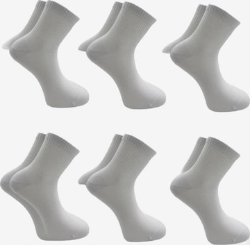 El Sueno Sokken 'Quarter Sportsocken' in Wit: voorkant