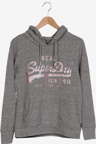 Superdry Kapuzenpullover L in Grau: predná strana