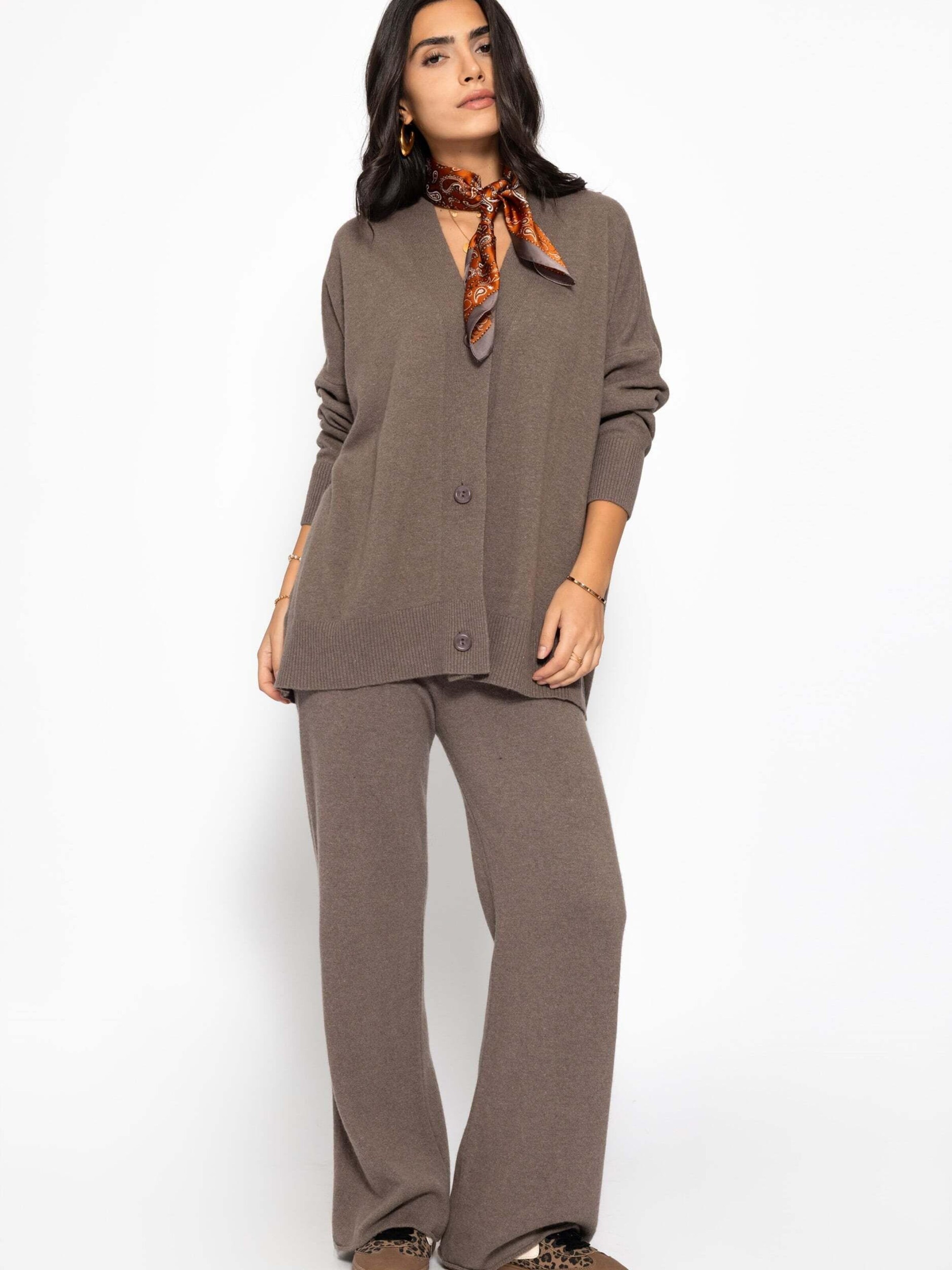 SASSYCLASSY Oversized Cardigan in Grey