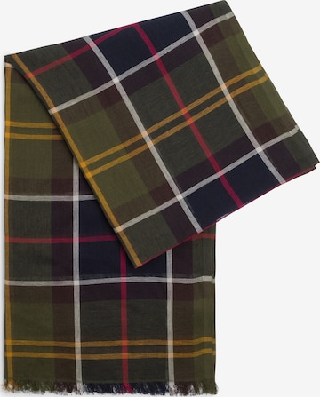 Écharpe Barbour en vert : devant